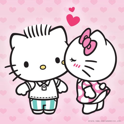 Happy #ValentinesDay! #HelloKitty #DearDaniel Kitty Kisses, Hello Kitty Aesthetic, Kitty Images, Kitty Drawing, Hello Kitty Backgrounds, Hello Kitty Cartoon, Hello Kitty Drawing, Hello Kitty Art, Cat Valentine