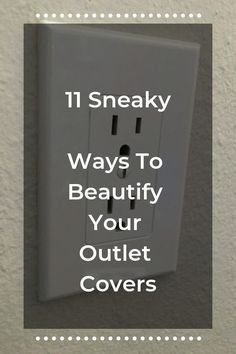 Diy Outlet Covers, Plate Covers Diy, Black Outlet Covers, Dollar Tree Christmas Crafts Diy, Terracotta Diy, Painted Outlets, Light Switch Covers Diy, Black Light Switch, Wall Outlet Covers