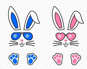 Easter bunny ears svg | Etsy Bunny Ears Template, Easter Clay, Cricket Designs, Egg Fillers, Easter Svg Files, Cricut Images, Easter Bunny Ears, Pot Crafts, Design Silhouette