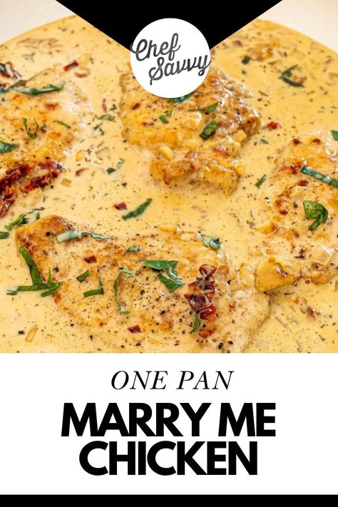 Marry Me Chicken Recipe, Best Easy Dinner Recipes, Chef Savvy, Chicken Mashed Potatoes, Marry Me Chicken, Oven Chicken Recipes, Easy Skillet, Homemade Dinner Rolls, Fall Dinner Recipes