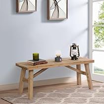 Farmhouse Entryway Bench, Dining Room Rustic, Japandi Bedroom Ideas, Wooden Bench Seat, Decorative Bench, Rustic Entry, Wood Dining Bench, Simple Farmhouse, Entry Bench