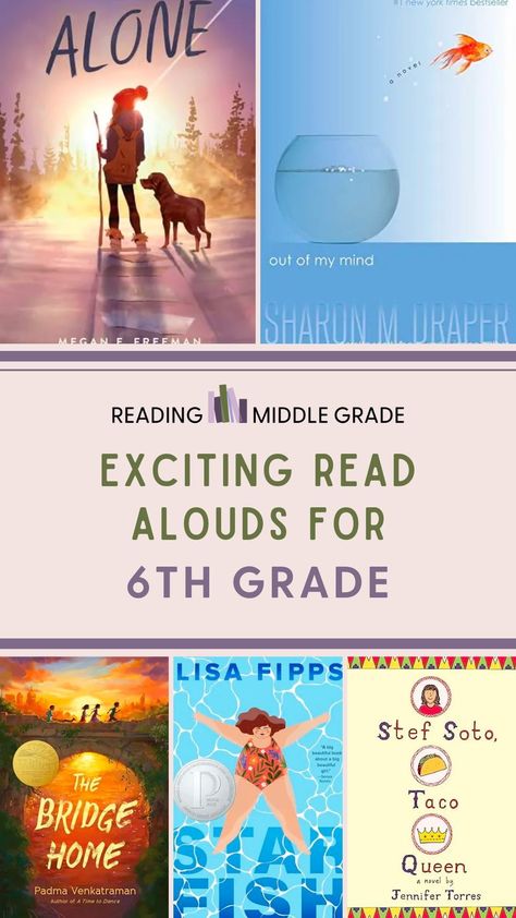 Spice up your 6th-grade classroom read alouds! 📚✨ Explore a variety of engaging choices, from verse novels to graphic novels. Generate discussions, assign parts, and make reading fun for every student. Discover the perfect books for your class journey! 🍎 5th Grade Read Alouds, 4th Grade Chapter Books, Middle Grade Book Recommendations, Best Read Aloud Books For 5th Grade, 3rd Grade Read Aloud Chapter Books, Fish In A Tree, Best Books List, Realistic Fiction, 6th Grade Reading