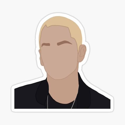 Eminem Stickers Printable, Eminem Illustration, Eminem Stickers, Rapper Stickers, Eminem Drawing, Css Programming, Eminem Songs, Drawing Anime Bodies, God Sticker