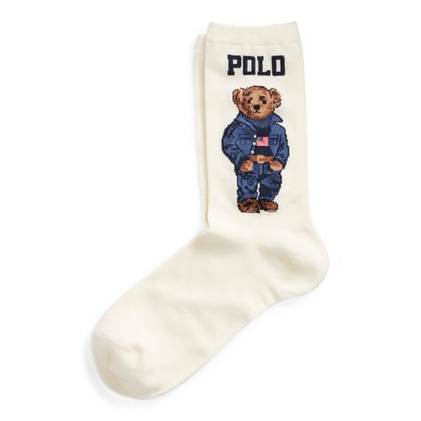 Ralph Lauren Socks, Ralph Lauren Polo Bear, Women's Shoes Accessories, Polo Bear, Brand Sale, Ralph Lauren Home, Socks And Tights, Rugby Shirt, Cool Socks