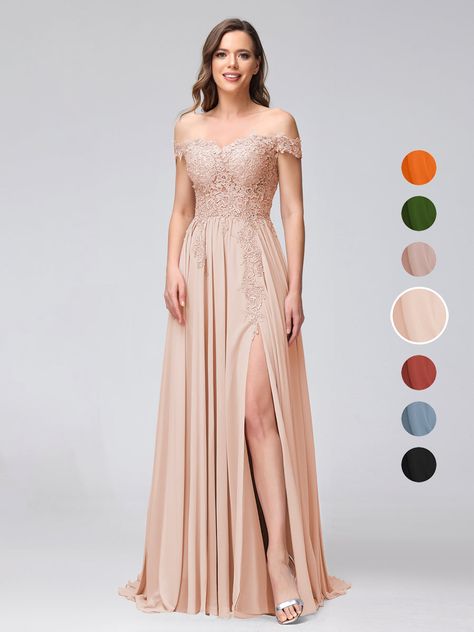 Blush pink bridesmaid dresses