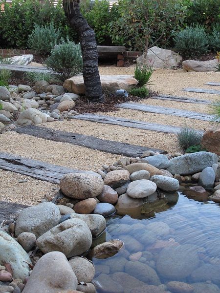 Costal Landscapes, Gravel Gardens, Australian Garden Design, Moderne Have, Native Gardens, Australian Native Garden, Herb Garden Design, Australian Garden, Front Yards