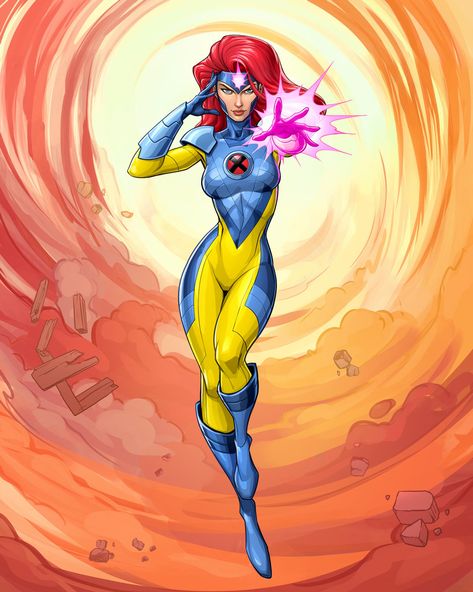 Grey Template, Patrick Brown, Marvel Jean Grey, Gambit X Men, Xmen Art, Jean Grey Phoenix, Xmen Comics, Marvel Xmen, Marvel Characters Art