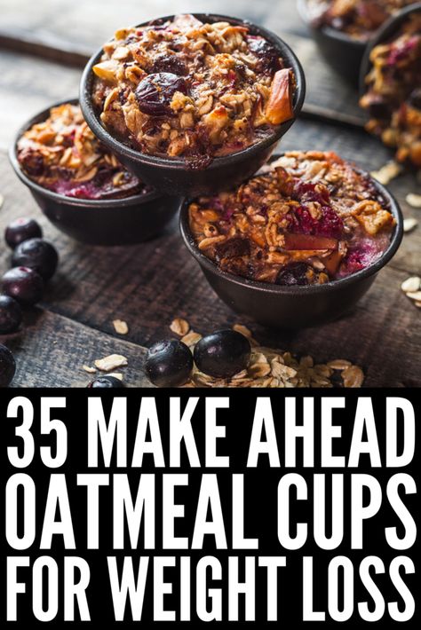 Baked Oatmeal Cup Recipes, Oatmeal Breakfast Cups Healthy, Baked Oatmeal Cups No Banana, Baked Oatmeal Cups Healthy, Oatmeal Cups Baked, Oatmeal Breakfast Cups, Best Baked Oatmeal, Pumpkin Carrot Cake, Muffin Meals