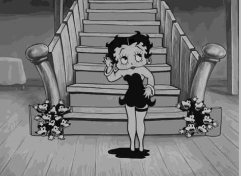 Betty Boop Dancing GIF - Betty Boop Dancing Dança - Discover & Share GIFs Betty Boop Black And White, Funny Collage, Cartoons Dancing, จีซอง Nct, Betty Boop Cartoon, Betty Boop Art, Black And White Cartoon, Rubber Hose, Vintage Cartoons