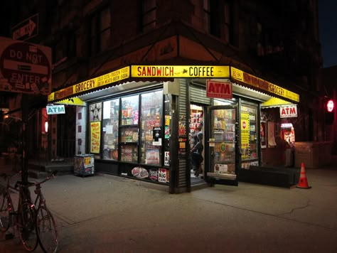 New York Deli - Brooklyn, NY 11211 New York City Deli, New York Sandwich Shop, New York Bodega Aesthetic, New York Grunge Aesthetic, Deli Aesthetic, New York Bodega, Dyke Aesthetic, Nyc Bodega, Nyc Deli