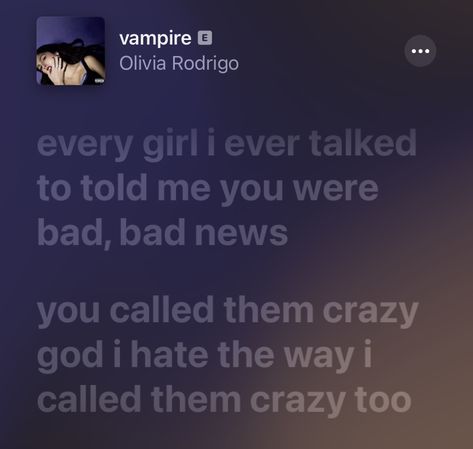 Vampire Song Lyrics, Vampire Lyrics, Vampire Song, Happy Songs Playlist, Sweet Lyrics, Happy Songs, Relatable Lyrics, Songs Playlist, Happy Song