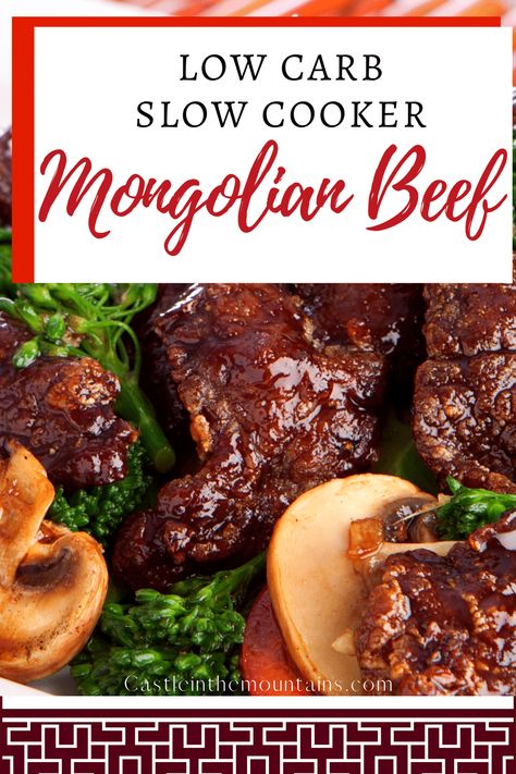 Week Day Dinners, Keto Mongolian Beef, Slow Cooker Mongolian Beef, Mongolian Beef Recipes, Dinner Choices, Low Carb Slow Cooker, Mongolian Beef, Veggie Stir Fry, Keto Recipe