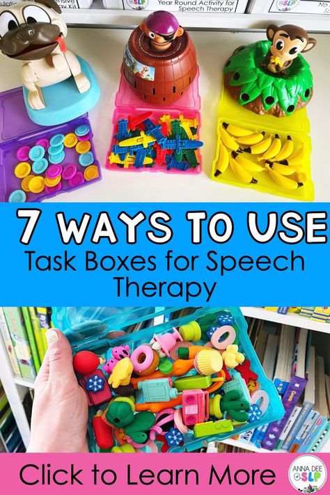 Hand Cues For Speech Sounds, Moderate To Severe Speech Therapy, Speech Therapy Task Boxes, Speech Task Boxes, Preschool Speech Therapy Room Decor, Speech Therapy Games Preschool, Organizing Speech Therapy Materials, Speech Therapy For Preschoolers, Speech Therapy Must Haves