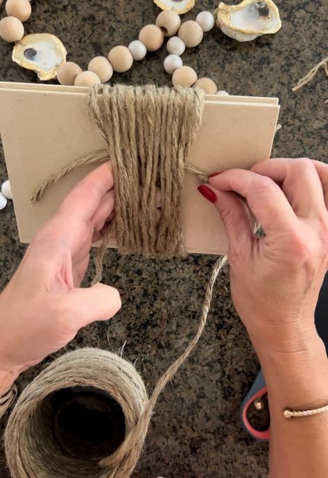 Create this Gorgeous DIY Oyster Shell Garland - Perfecting Places Diy Oyster Shell, Oyster Shell Garland, Oyster Shells Diy, Seashell Garland, Oyster Shells Decor, Shell Garland, Seashell Art Diy, Oyster Ornament, Coastal Ornament