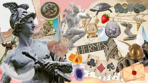 Hermes god dios wallpaper background ofrendas altar offering fresas alas plumas cartas monedas tortugas dados barajas caduceo offering altar olimpo deporte Hermes Altar, Hermes God, Greek Gods, Background Wallpaper, Fondos De Pantalla, Quick Saves