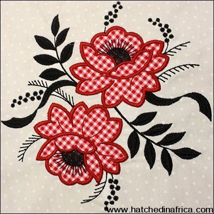 Applique Designs Free, Applique Work, Table Overlays, Floral Embroidery Patterns, Applique Quilting, Hand Work Embroidery, Hand Embroidery Projects, Pola Sulam, Hand Embroidery Flowers