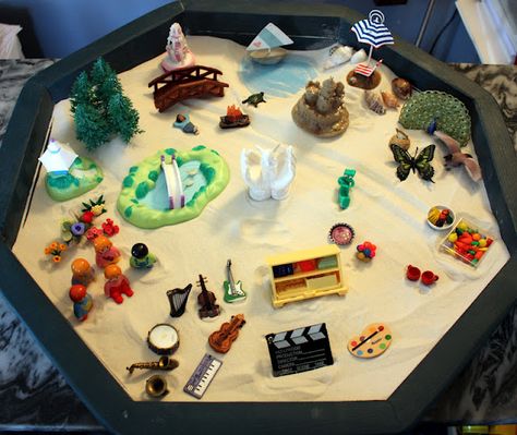 EXPRESSIVE ARTS what feeds your soul Sandtray - - repinned by Private Practice from the Inside Out http://www.AllThingsPrivatePractice.com Sandplay Therapy, Sand Therapy, Sand Tray Therapy, Play Therapy Room, Importance Of Play, Counselling Tools, Play Therapist, Sand Tray, Creative Arts Therapy