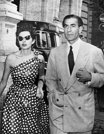 Queen Soraya and the Shah in Rome, 1953 Mohamed Reza Pahlavi, Queen Soraya, Princess Soraya, Reza Pahlavi, Persian Princess, Pahlavi Dynasty, Farah Diba, Iran Culture, The Shah Of Iran