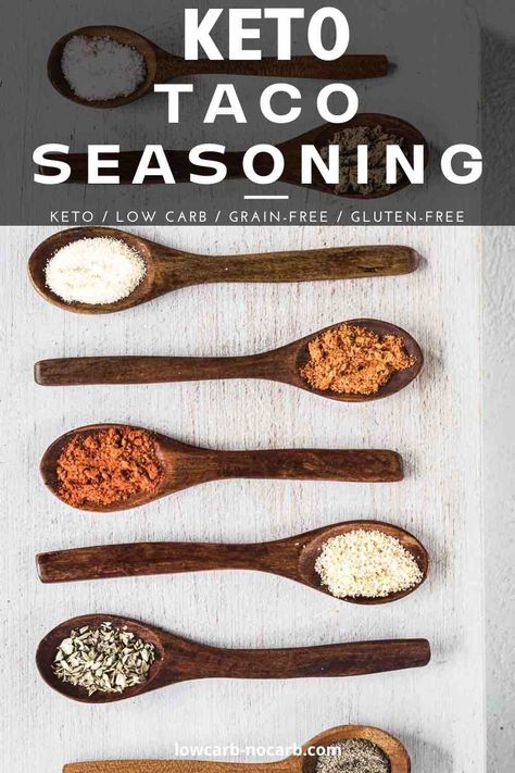 Learn How To Make Super Simple Gluten Free Keto Taco Seasoning Recipe in the comfort of your home in just a few minutes. This Sugar Free Seasoning is a perfect mixture of Mexican Spices and great Substitution for your Taco Packets. Taco Bell Seasoning, Keto Taco Bell, Low Carb Taco Seasoning, Sugar Free Cake Recipes, Keto Taco Seasoning, Diy Taco Seasoning, Keto Salad Dressing, Ground Beef Keto Recipes, Keto Fast Food