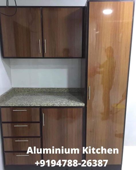 Aluminium Kitchen Aluminium Cupboards, Aluminium Kitchen Cabinets, Secret Cupboard, Simple Cupboard, Aluminum Kitchen Cabinets, Kitchen Cabinetry Design, Aluminium Kitchen, Kitchen Design Plans, Cabinetry Design