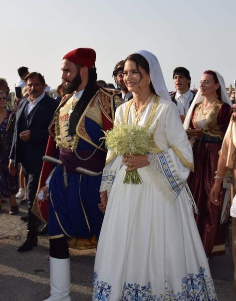 Crete Greece Outfit, Greek Moodboard, Traditional Greek Clothing, Greece Project, Greek Outfit, Greek Traditional Dress, Greek Army, Greek Dancing, Greek Costume