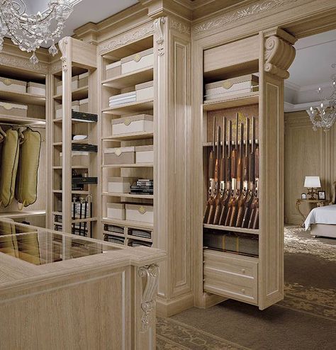 Dream Closet Design, Walk In Closet Design, Hidden Spaces, Luxury Closets Design, Hidden Rooms, Safe Room, Secret Rooms, Minimalist Bathroom, Closet Designs