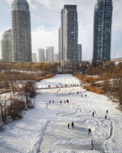 Destination Ontario on Instagram: "Follow us this week for all things skating! ⛸️ Day 1️⃣ - Cross over the iconic Humber Bay Arch Bridge, and you'll find yourself in Toronto's Humber Bay Park, which offers plenty of trails, lookout points, lake views and skating on the lake! 😍 📸 @jgazze 📍 @destination_toronto #DiscoverON 🚧 Know before you go - always check ice conditions before skating on lakes, rivers or ponds." Urban Design Plan, River City, Arch Bridge, Lake Ontario, Toronto Canada, Tag Someone Who, Ponds, Lake View, Adventure Awaits