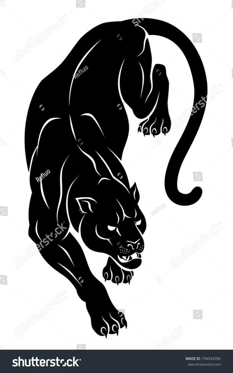 Black Panther Tattoo Design, Black Panther Illustration, Panther Tattoo Design, Panther Illustration, Panther Tattoos, Black Panther Drawing, Noir Tattoo, Gotik Tattoo, Black Panther Tattoo