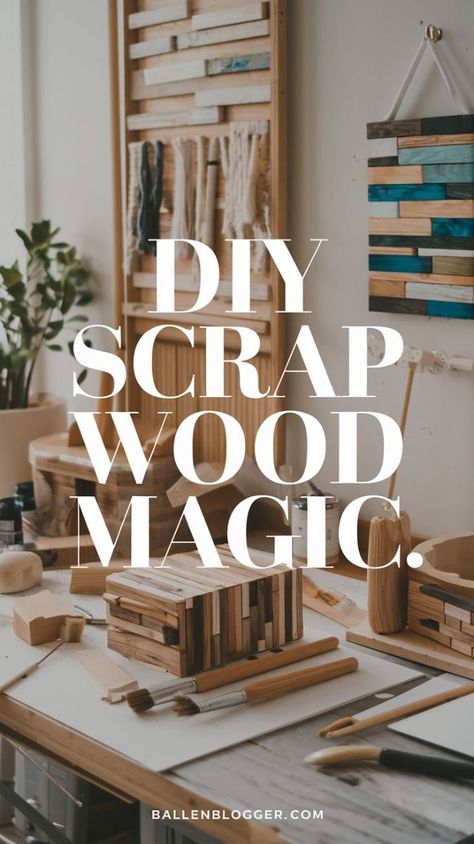 DIY Small Scrap Wood Projects Fun & Easy Ideas Projects Using Scrap Wood, Scrap Wood Shelf Diy, Raw Wood Projects, Leftover Wooden Pieces Diy, Easy Wood Shelves Diy, Reclaim Wood Projects, Diy Wood Decorations, 1x12 Wood Projects Diy, Scrap Lumber Projects Diy