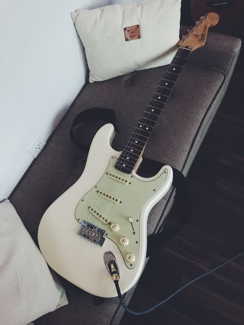 Early to mid 60’s. Neck to be replaced with custom. #stratocaster #fender #fenderguitars White Stratocaster Aesthetic, Custom Stratocaster, Fender White Stratocaster, White Stratocaster, Piano Songs For Beginners, Fender Squier Stratocaster, Fender American Ultra Stratocaster, Squier Affinity Stratocaster, Learn Guitar Chords