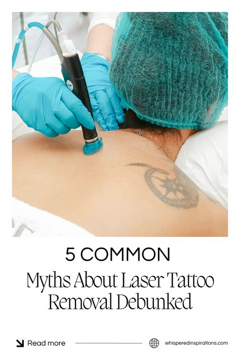 Busting the myths about laser tattoo removal. Don't let misinformation stop you from considering this effective method. Tips For Oily Skin, Nd Yag Laser, Laser Tattoo, Clear Skin Tips, Laser Tattoo Removal, Old Tattoos, Common Myths, Hair Growth Tips, Tattoo Removal