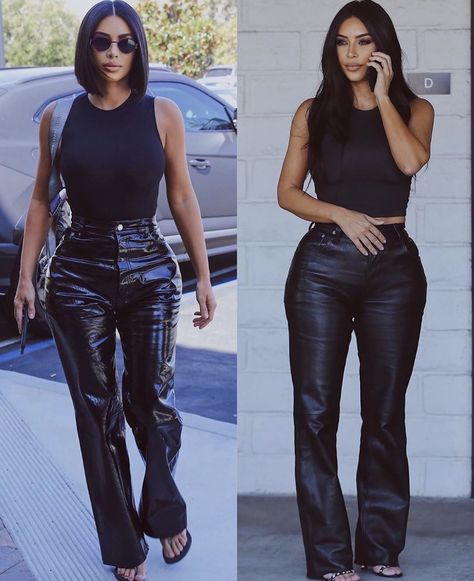 Trajes Kylie Jenner, Yeezy Fashion, Chic Clothing Style, Kim Kardashian Outfits, Kardashian Outfit, Kim Kardashian Style, Study Material, Kardashian Style, Curvy Women Jeans