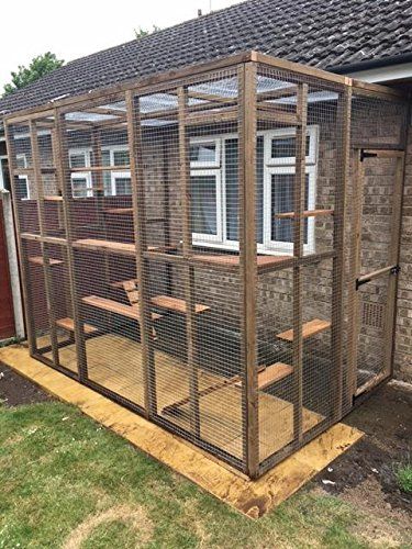 Catio Plans, Catio Ideas, Diy Cat Enclosure, Outdoor Pet Enclosure, Ideas For Cats, Diy Chat, Katt Grejer, Chat Diy, Kat Diy