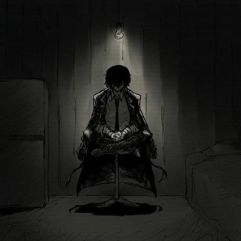 Dazai Fanart Dark, Dazai Fanart, Bungou Stray Dogs Wallpaper, Decay Of Angels, Dazai Bungou Stray Dogs, Osamu Dazai, Dark Art Illustrations, Dog Wallpaper, Ap Art