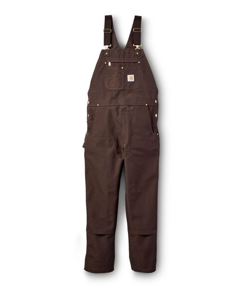 Carhartt Men's R01 Cotton Duck Bib Overalls | Marks Brown Overalls Outfits Men, Brown Overalls Outfits, Brown Overalls, Overall Men, Work Overalls, Carhartt Overalls, Overalls Men, Mens Workwear, Bib Overalls