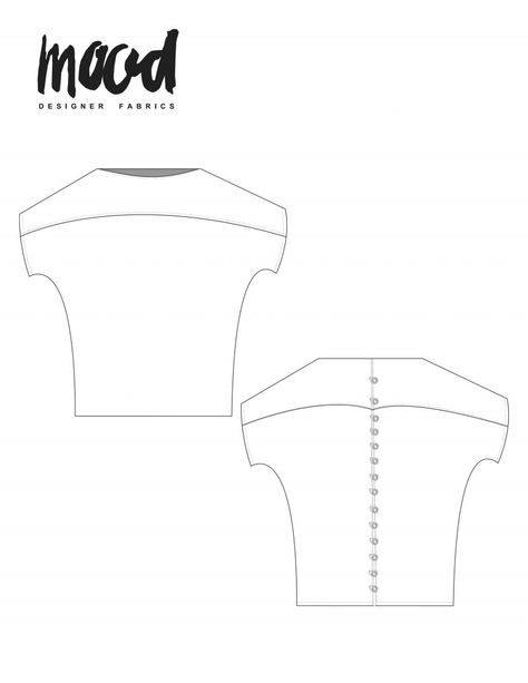 Blouse Sewing Pattern Free, Sewing Pattern Free, Mood Sewciety, Blouse Sewing Pattern, Sewing Patterns Free Women, Mood Designer Fabrics, Colette Patterns, Blouse Sewing, Plus Size Sewing Patterns