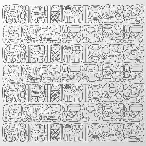 Maya glyphs background. Vector handmade illustration of some maya glyphs as back , #Ad, #background, #Vector, #Maya, #glyphs, #maya #ad Maya Glyphs, Mayan Glyphs, Handmade Illustration, Wallpaper Illustration, Ad Background, Stock Photography Free, Glyphs, Stock Vector, Vector Illustration