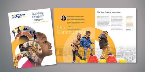 Capital Campaign Brochure, Nonprofit Annual Report Design, Annual Report Layout, Report Layout, Capital Campaign, Brochure Design Layout, Social Media Branding Design, Editorial Design Layout, Banner Design Inspiration