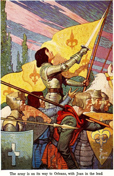 Frank Godwin, Joan of Arc Santa Joana D'arc, Joan D Arc, Saint Joan Of Arc, Jeanne D'arc, St Joan, Joan Of Arc, Art Et Illustration, Norman Rockwell, Art Historian