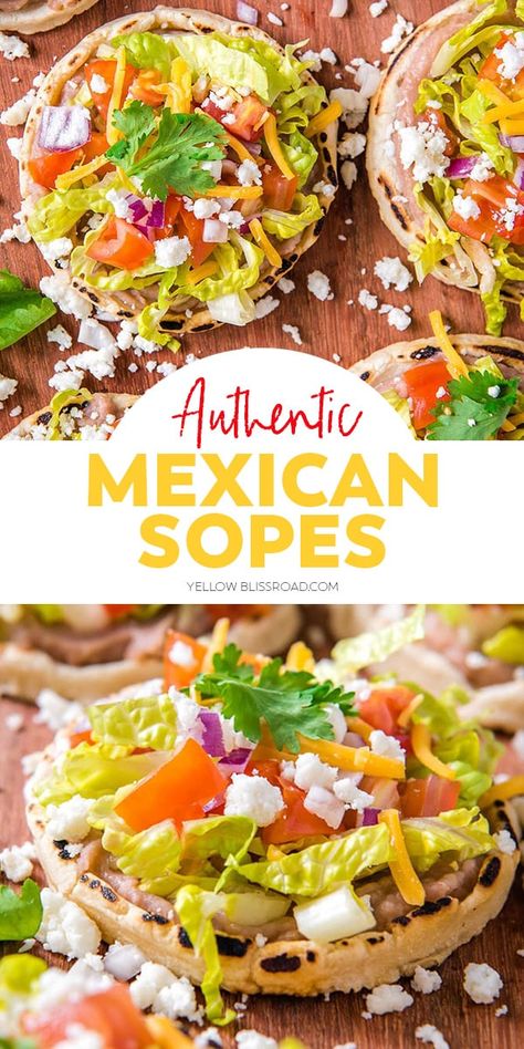 Masa Cakes, Mexican Sopes, Sopes Recipe, Stay Aesthetic, Taco Toppings, Chicken And Rice Dishes, Traditional Mexican Dishes, Dinner Favorites, Traeger Recipes