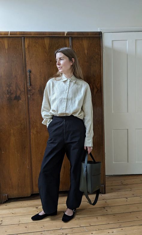 How to Declutter and Curate Your Wardrobe Angharad Jones, Styling Trousers, How To Style Mary Janes, Outfits With Mary Janes, Style Mary Jane Shoes, Mary Jane Shoes Outfit, Black Mary Jane Shoes, Masculine Feminine, How To Declutter