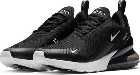 Air Max 270 Black, Black And White Jordans, Air Max Style, Air Max 270 Women, Nike Air Max 270 Black, Air Max 90 Premium, White Jordans, Nike Shoe, Air Max 98