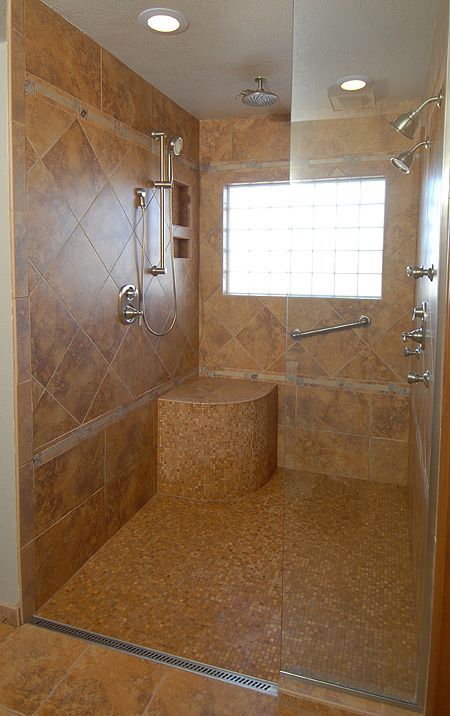 Accessible Bathroom Design, Bathroom Redecorating, Ada Bathroom, Bathroom Plans, Accessible Bathroom, Decor Baie, Shower Remodel, Bathroom Designs, Dream Bathroom