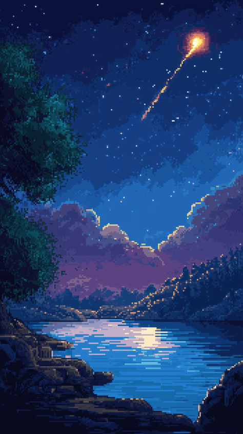 Pixel Art Dreamy Adventure Wallpapers  Click the image for the high res version to download  Subscribe for Daily Free Wallpapers  #pixelartwallpaper #pixelartwallpaper4k #wallpapers Ethereal Pixel Art, Shadowheart Wallpaper, Pixel Scenery, Pixel Art Portrait, Pixel Wallpapers, Pixelated Art, Arte Indie, Future Wallpaper, Portrait Background