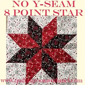 Eight Point Star, Lone Star Quilt Pattern, 8 Point Star, Quilt Blocks Easy, Triangle Quilts, Lone Star Quilt, Block Quilt, Half Square Triangle Quilts, Quilt Block Patterns Free