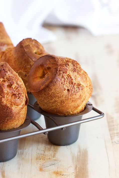 Super easy to make, crispy, buttery and light...this is the Very Best Popover Recipe. Inspired by Neiman Marcus, this is a fun addition to any meal. Popovers Recipes, Popovers Recipe, Easy Popovers, Lobster Bisque Recipe, Popover Recipe, Julia Child Recipes, Bisque Recipe, Lobster Bisque, French Cooking