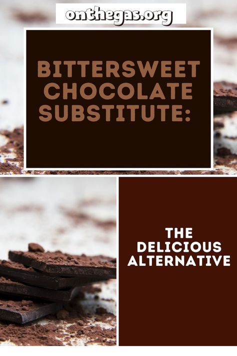 This bittersweet chocolate alternative is one of the best chocolate substitutes around. On The Gas has put together a very informative article explaining what this mysterious and yummy chocolate alternative is. If you are looking for something new to chomp on when you need a sweet treat, this certainly could be the snack for you! Check out this post now for more information. #chocolatesubstitute #chocolatealternative #alternativeforchocolate #substituteforchocolate Chocolate Substitute, Chocolate Alternatives, Bitter Chocolate, Types Of Chocolate, Amish Recipes, Art Science, Bittersweet Chocolate, Sweet Chocolate, Chocolate Baking