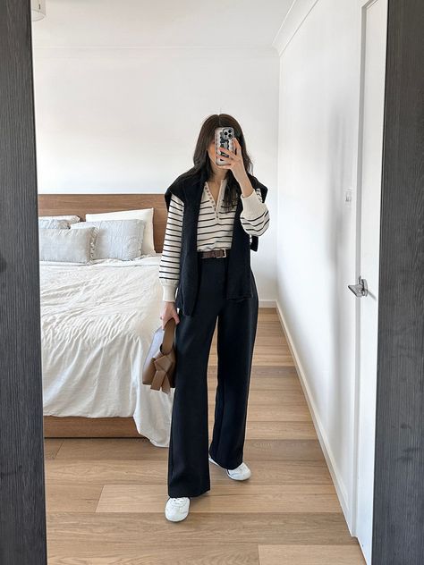 DISSH Rowan Trousers worn with Sezane Leontine Jumper Leontine Jumper, Sezane Leontine, Style Staples, Rose Jeans, Full Length Skirts, Dope Outfits, Spring Wardrobe, The Numbers, Spring Style