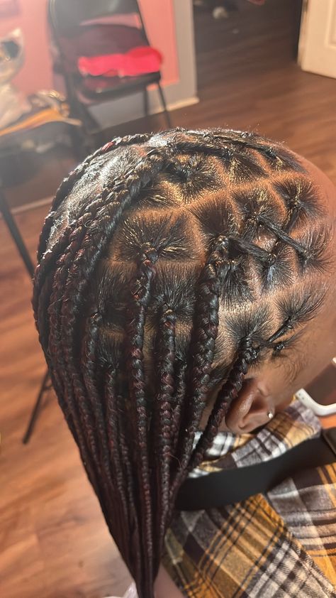 Braids Rubberband Knotless Braids, Hairstyle References, Women Cornrows, Braided Hairstyles For Black Women Cornrows, Knotless Braids, Braided Hairstyles For Black Women, Hair Reference, Washing Hair, Braid Styles