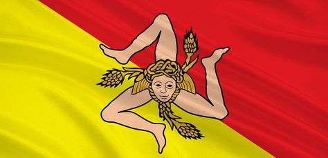 The best mythological stories of Sicily. What are the best legends and myths of the famous island of the Mediterranean? See the Sicily's facts! Sicilian Flag, Italy Quotes, Salted Granola, Legends And Myths, Italian Flag, Flag Wall, Flags Of The World, Paint Ideas, Wall D